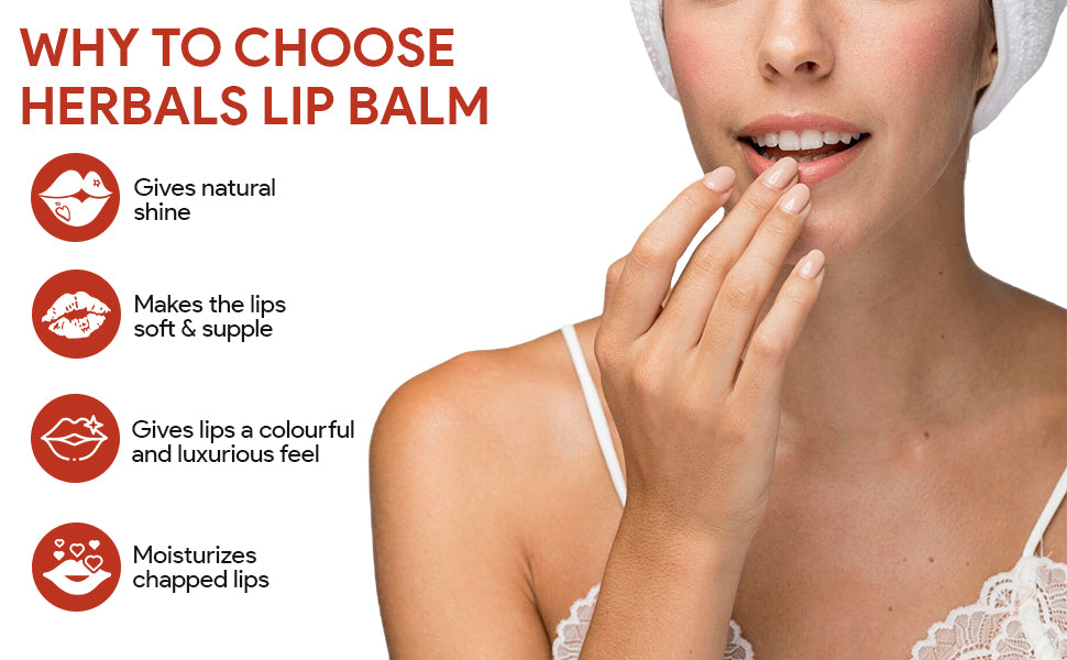 SHARANS Herbal & Safe Strawberry Lip Balm All Skin Types 25 gm