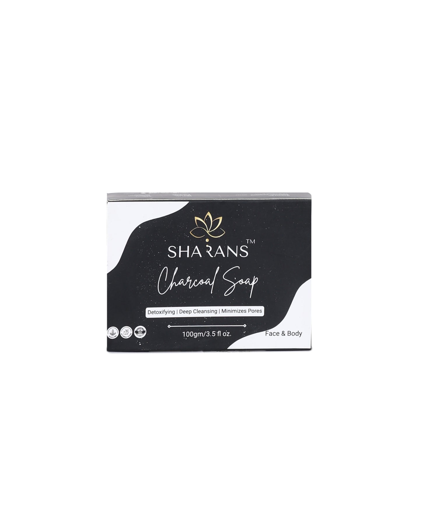 Sharans Charcoal Soap – Detoxifying & Deep Cleansing