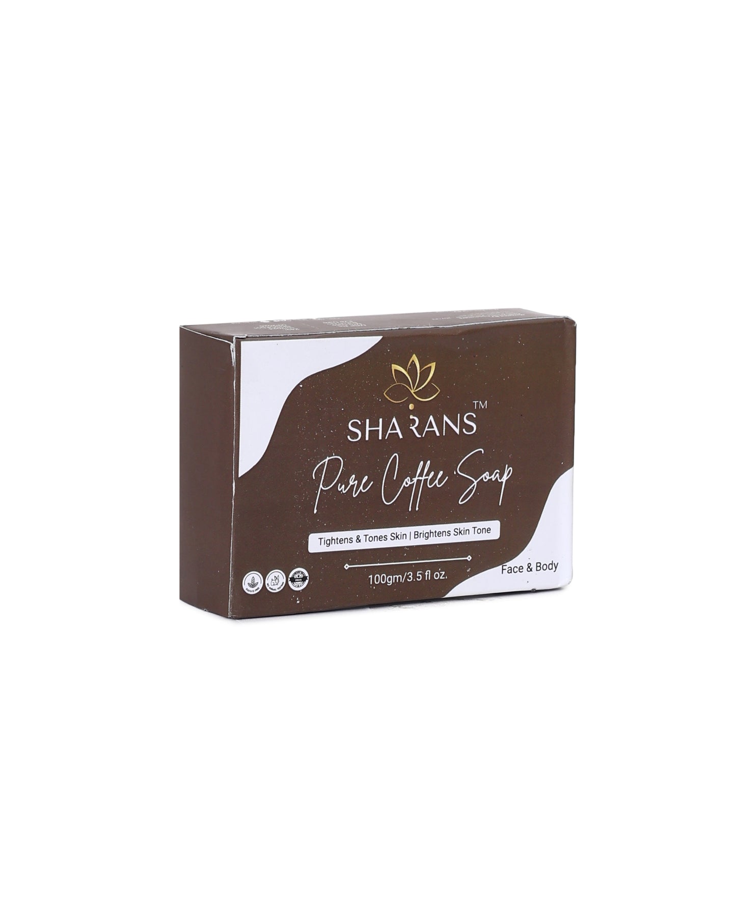 Sharans Pure Coffee Soap – Skin Tightening & Brightening