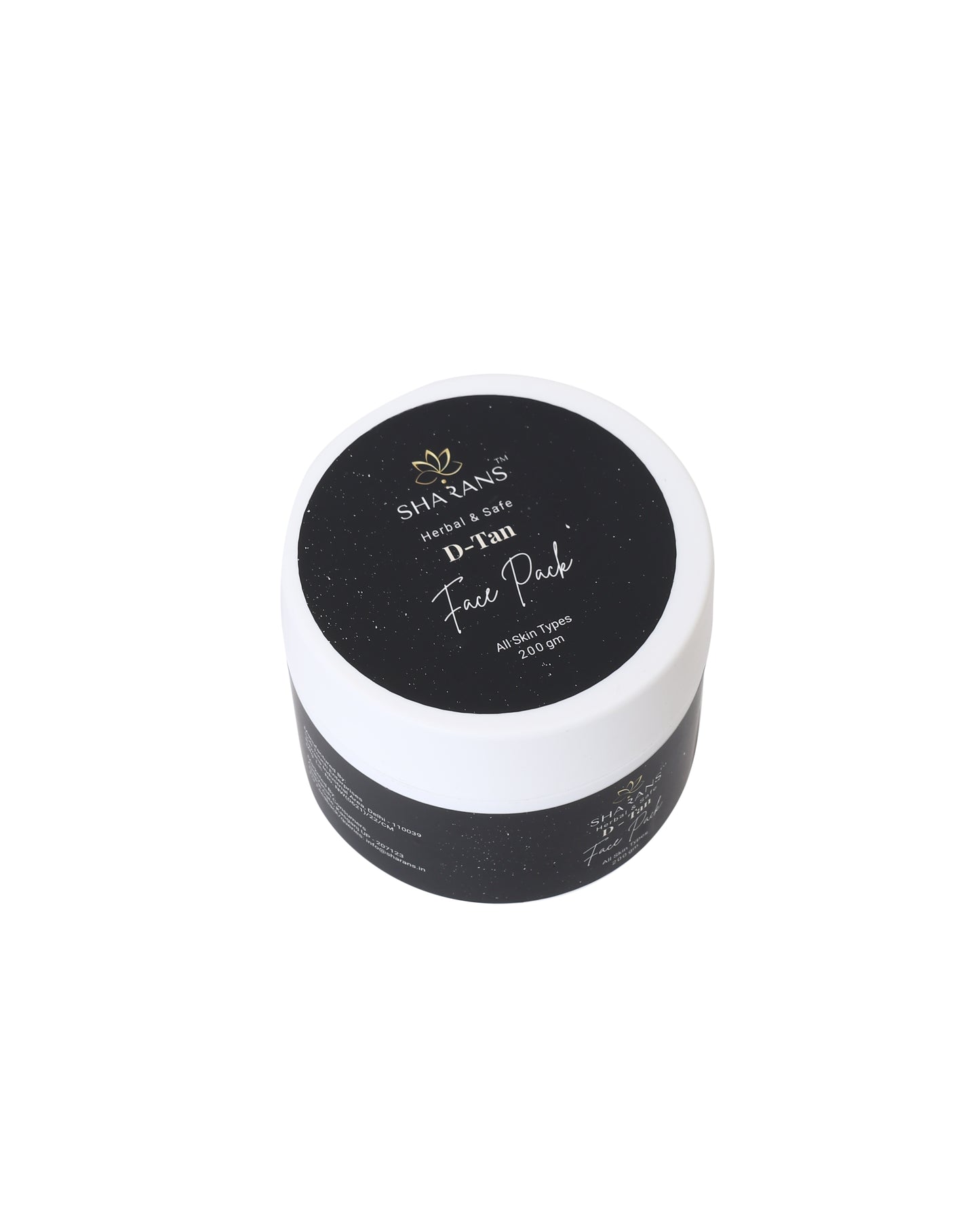 Sharans Herbal & Safe D-Tan Face Pack – For Bright & Even Skin