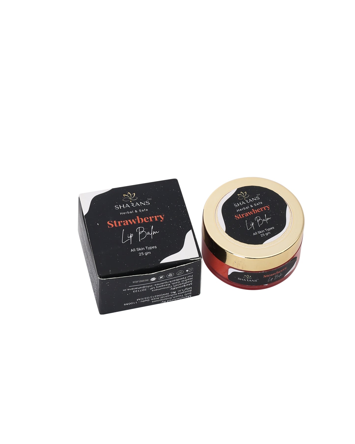 Sharans Herbal & Safe Strawberry Lip Balm