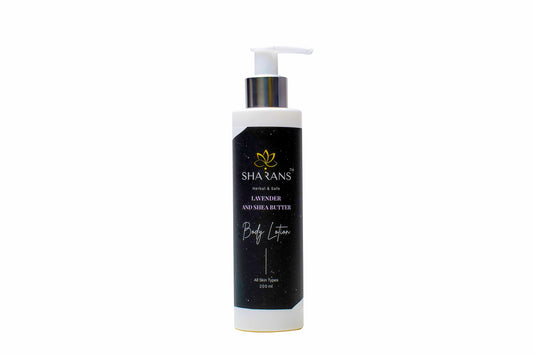 Sharans Lavender & Shea Butter Body Lotion – Deep Moisturization for All Skin Types