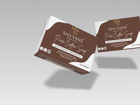 Sharans Pure Coffee Soap – Skin Tightening & Brightening