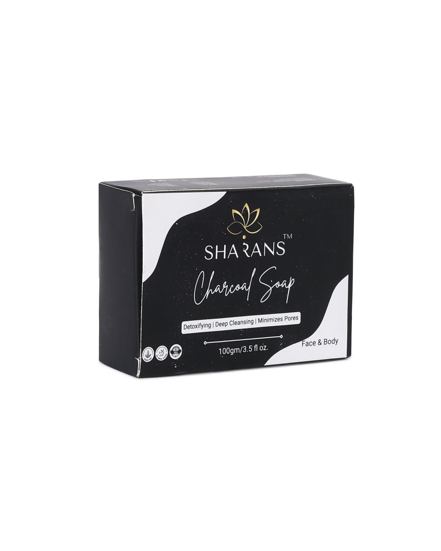 Sharans Charcoal Soap – Detoxifying & Deep Cleansing